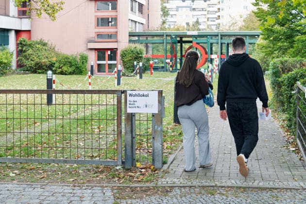 Berlin, September 20, 2026, Today, Sunday, elections will be held for the 20th Berlin House of Representatives and the district councils. Polling places for electoral district 04708, Institute for Dentistry, Oral and Maxillofacial Medicine, constituency 79, Berlin Charlottenburg Wilmersdorf