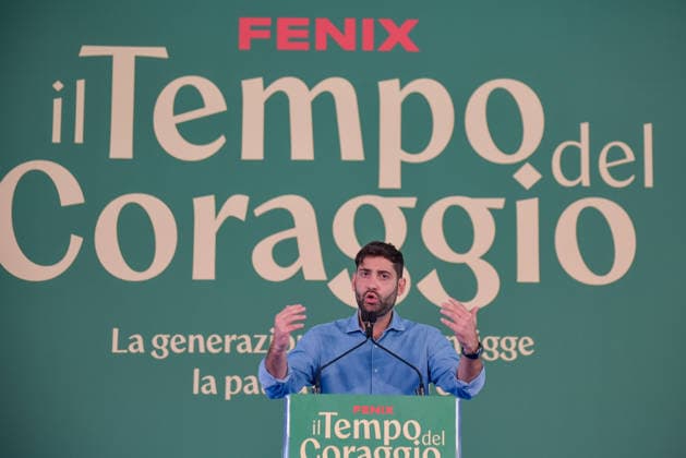 September 20, 2026, Rome, Rome, Italy: President of GioventÃ¹ Nazionale and Italian Member of Parliament Fabio Roscani speaks at the Fenix event organized by GioventÃ¹ Nazionale in Rome on September 20, 2026. Rome Italy - ZUMAn299 20260920_zip_n299_029 Copyright: xVincenzoxNuzzolesex