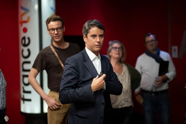 Gabriel Attal on Franc-Jeu - Paris Gabriel Attal during an interview for Franc Jeu on France 2 channel in Paris, France on September 20, 2026. Photo by Eliot Blondet ABACAPRESS.COM Paris France France  Copyright: xBlondetxEliot ABACAx