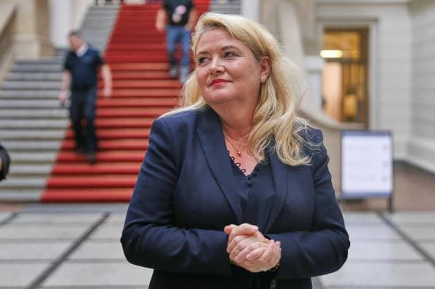 Schwerin, Mecklenburg-Western Pomerania, Germany, September 20, 2026 Berlin House of Representatives Election 2026 AfD Lead Candidate Kristin Brinker Copyright: xdtsxNachrichtenagenturx dts_135358