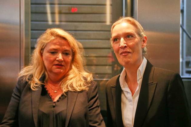 Berlin, Germany, September 20, 2026 Berlin House of Representatives Election 2026 AfD lead candidate Kristin Brinker and AfD leader Alice Weidel Copyright: xdtsxNachrichtenagenturx dts_135360