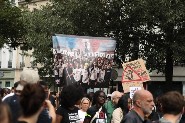 Protest against proposed police law in Paris PARIS, FRANCE - SEPTEMBER 20: Thousands protest against proposed police law that will legitimate use of violence for police and gendarmes in Paris, France on September 20, 2026. Mohamad Salaheldin Abdelghani Alsayed Anadolu Paris France. Editorial use only. Please get in touch for any other usage.  Copyright: x2026xAnadoluxMohamadxSalaheldinxAbdelghanixAlsayedx