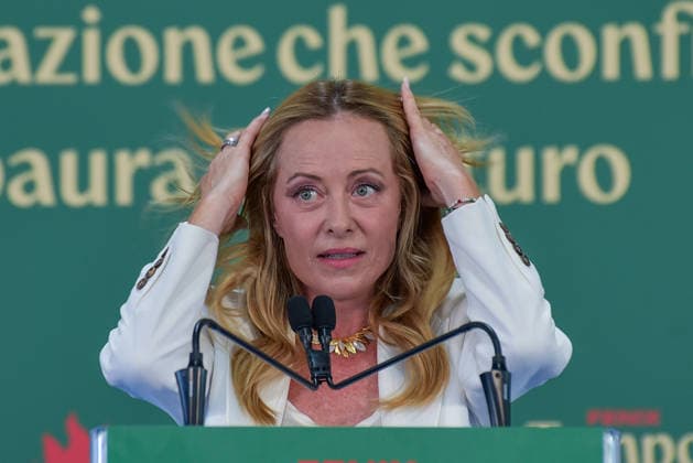 September 20, 2026, Rome, Italy: Prime Minister of Italy and Fratelli d Italia politician Giorgia Meloni speaks at the Fenix event organized by GioventÃ¹ Nazionale in Rome. Rome Italy - ZUMAs197 20260920_aaa_s197_129 Copyright: xVincenzoxNuzzolesex