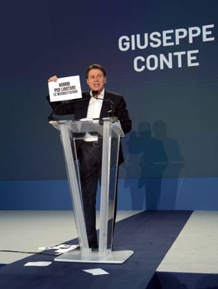 IPA88764289 - Milan, September 20, 2026: Nova Parola Event at the Italia dei 5 Stelle —Closing Remarks by Giuseppe Conte  Copyright: xDuilioxPiaggesix xDuilioxPiaggesix IPA88764289