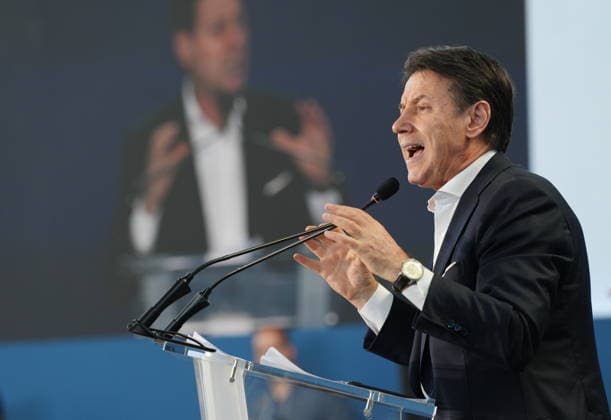 IPA88764296 - Milan, September 20, 2026: Nova Parola Event at Italia dei 5 Stelle —Closing Remarks by Giuseppe Conte  Copyright: xDuilioxPiaggesix xDuilioxPiaggesix IPA88764296