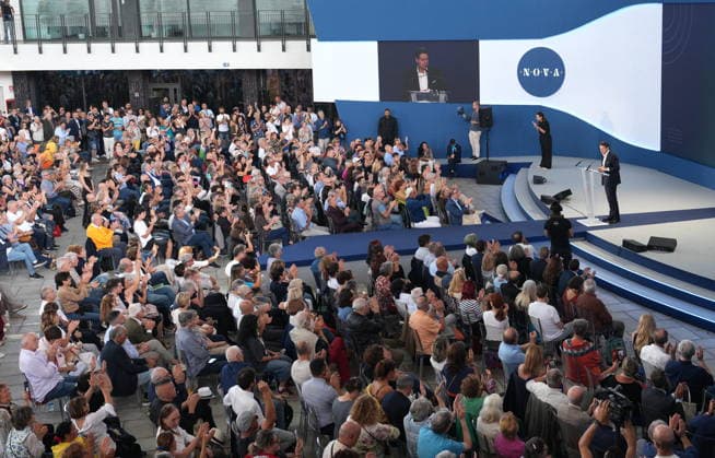 IPA88764307 - Milan, September 20, 2026 Nova Parola Event for the Five Star Movement in Italy: Closing Remarks by Giuseppe Conte  Copyright: xDuilioxPiaggesix xDuilioxPiaggesix IPA88764307