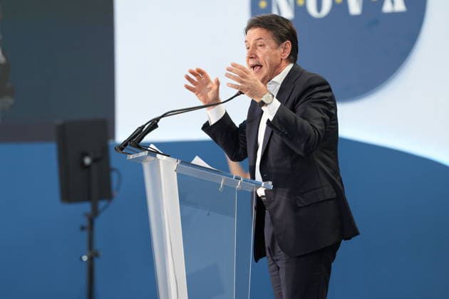 IPA88764308 - Milan, September 20, 2026: Nova Parola Event at Italia dei 5 Stelle —Closing Remarks by Giuseppe Conte  Copyright: xDuilioxPiaggesix xDuilioxPiaggesix IPA88764308
