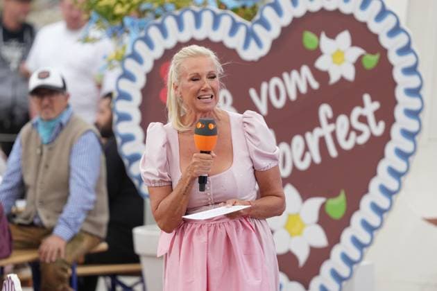 ZDF Fernsehgarten 2026: Andrea Kiwi Kiewel on ZDF Fernsehgarten with the theme Oktoberfest on September 20, 2026, in Mainz, Mainz, ZDF Fernsehgarten, Rhineland-Palatinate