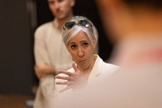 September 20, 2026, Brighton, United Kingdom: Daisy Cooper, Liberal Democrat Member of Parliament for St Albans and Deputy Leader, holds a press huddle on the second day of the Liberal Democrat Annual Conference 2026, at the Brighton Centre.Day two of the Liberal Democrat Autumn Conference at the Brighton Centre. The event runs from 19 Sept to 22 Sept 2026, bringing together party members, MPs, and delegates to debate policy, vote on key motions, and deliver keynote addresses Brighton United Kingdom - ZUMAs197 20260920_aaa_s197_167 Copyright: xPhilxLewisx