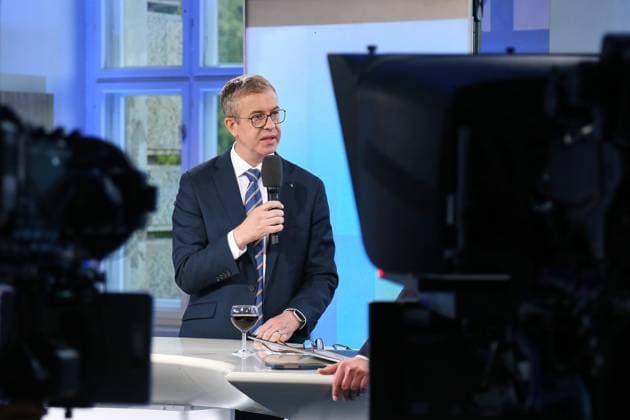 Berlin, Germany, September 20, 2026 Berlin House of Representatives Election 2026 Stefan Evers at the ARD Election Studio Copyright: xdtsxNachrichtenagenturx dts_135408