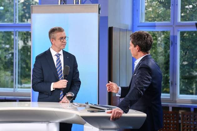 Berlin, Germany, September 20, 2026 Berlin House of Representatives 2026 Election Stefan Evers at the ARD Election Studio Copyright: xdtsxNachrichtenagenturx dts_135411