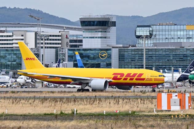 September 20, 2026, xsvx, Travel, Vacation, Economy, emwir, D AEAJ, DHL Aviation, Germany, Post Airbus A300B4 622R F, DHL standard livery, 3C542A, 2 × Pratt & Whitney PW4158 turbofan engines, built in 1992, serial number 641, former registration JA8559, Converted from a passenger aircraft to a cargo aircraft in 2013, operated by European Air Tra