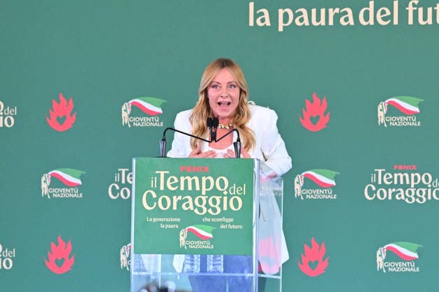News - Fenix - Il tempo del coraggio Giorgia Meloni (Italian Prime Minister) attends the Fenix ??event - The Time of Courage, organized by Gioventu Nazionale, youth wing of the Italian political party Fratelli d ITalia - at the Laghetto dell Eur on September 20, 2026 in Rome, Italy (Credit: Roberto Bettacchi) Rome Laghetto dell Eur Italy Copyright: xRobertoxBettacchix xLiveMediax LPN_2687263