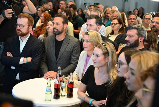 CDU election night event in Berlin BERLIN, GERMANY - SEPTEMBER 20: CDU lead candidate Stefan Evers and party members follow the election results at the Berlin House of Representatives in Berlin, Germany, on September 20, 2026. Volodymyr Sindieiev Anadolu Berlin Germany. Editorial use only. Please get in touch for any other usage.  Copyright: x2026xAnadoluxVolodymyrxSindieievx