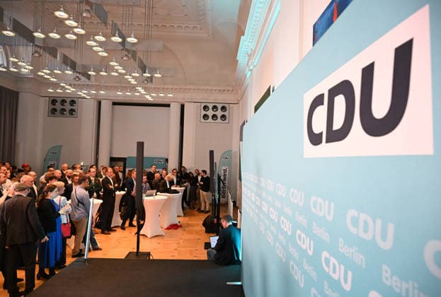 CDU election night event in Berlin BERLIN, GERMANY - SEPTEMBER 20: CDU lead candidate Stefan Evers and party members follow the election results at the Berlin House of Representatives in Berlin, Germany, on September 20, 2026. Volodymyr Sindieiev Anadolu Berlin Germany. Editorial use only. Please get in touch for any other usage.  Copyright: x2026xAnadoluxVolodymyrxSindieievx