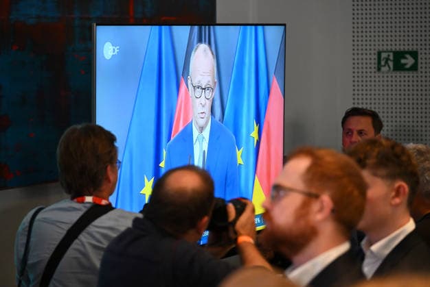 CDU election night event in Berlin BERLIN, GERMANY - SEPTEMBER 20: CDU lead candidate Stefan Evers and party members follow the election results at the Berlin House of Representatives in Berlin, Germany, on September 20, 2026. Volodymyr Sindieiev Anadolu Berlin Germany. Editorial use only. Please get in touch for any other usage.  Copyright: x2026xAnadoluxVolodymyrxSindieievx
