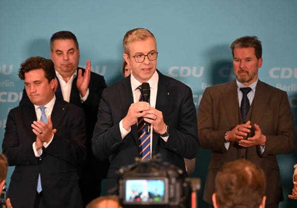 CDU election night event in Berlin BERLIN, GERMANY - SEPTEMBER 20: CDU lead candidate Stefan Evers and party members follow the election results at the Berlin House of Representatives in Berlin, Germany, on September 20, 2026. Volodymyr Sindieiev Anadolu Berlin Germany. Editorial use only. Please get in touch for any other usage.  Copyright: x2026xAnadoluxVolodymyrxSindieievx