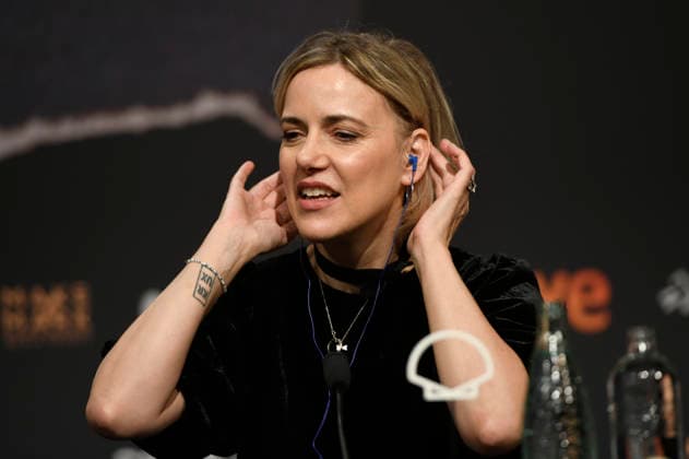 Ulrike Tony Vahl at the press conference for the film *Krux* at the 74th San Sebastián International Film Festival (Festival Internacional de Cine de San Sebastián) at the Kursaal in San Sebastián, September 20, 2026 Foto:xC.xNiehausx xFuturexImagex krux_6904