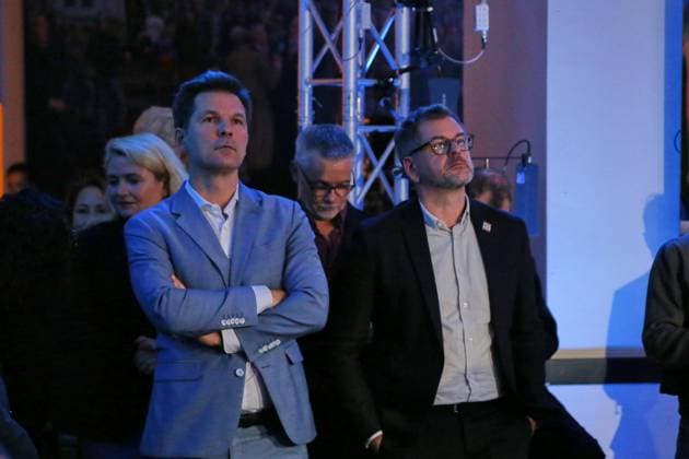 Berlin, Germany, September 20, 2026 Berlin House of Representatives 2026 Election Steffen Krach (SPD) and Werner Graf (Greens) Copyright: xdtsxNachrichtenagenturx dts_135463