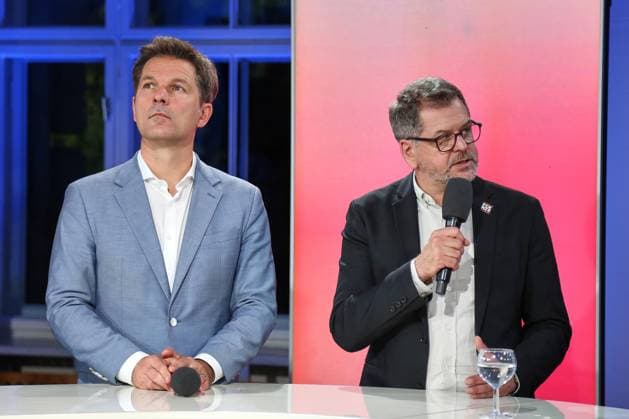 Berlin, Germany, September 20, 2026 Berlin House of Representatives 2026 Election Steffen Krach (SPD) and Werner Graf (Greens) Copyright: xdtsxNachrichtenagenturx dts_135466