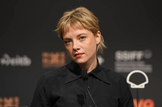 Jella Haase at the press conference for the film *Krux* at the 74th San Sebastián International Film Festival (Festival Internacional de Cine de San Sebastián) at the Kursaal in San Sebastián, September 20, 2026 Foto:xC.xNiehausx xFuturexImagex krux_6910