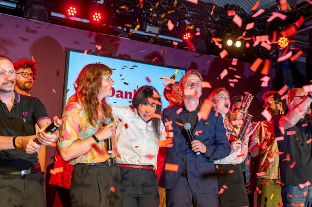 Elif Eralp, EUR, Germany, Berlin, September 20, 2026: Election party for the Left Party in Kreuzberg. Lead candidate Elif Eralp is ahead in the polls for the Berlin House of Representatives election. The Left Party is the clear winner of the election.