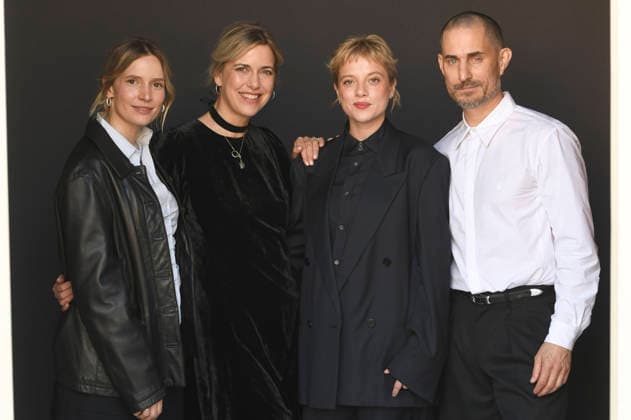 Frida Lovisa Hamann, Ulrike Tony Vahl, Clemens Schick, and Jella Haase from the Krux Cast during an exclusive photo shoot at the 74th San Sebastián International Film Festival (Festival Internacional de Cine de San Sebastián) at the Hotel Maria Cristina in San Sebastián, September 20, 2026 Foto:xC.xNiehausx xFuturexImagex krux_6959