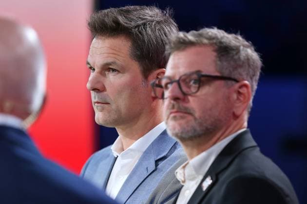 Berlin, Germany, September 20, 2026 Berlin House of Representatives 2026 Election Steffen Krach (SPD) and Werner Graf (Greens) Copyright: xdtsxNachrichtenagenturx dts_135527