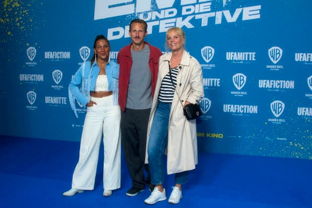 Emil and the Detectives, movie premiere at the Kino in der Kulturbrauerei, Berlin, September 20, 2026 Amy Mußul, Johannes Hendrik Langer, Melanie Marschke, Emil and the Detectives, world premiere at the Kino in der Kulturbrauerei, Berlin, September 20, 2026 Berlin, Kulturbrauerei Cinema, Germany Copyright: xChristianxBehringx