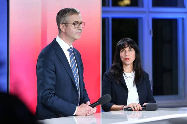 Berlin, Germany, September 20, 2026 Berlin House of Representatives 2026 Election Stefan Evers (CDU) and Elif Eralp (The Left) Copyright: xdtsxNachrichtenagenturx dts_135533