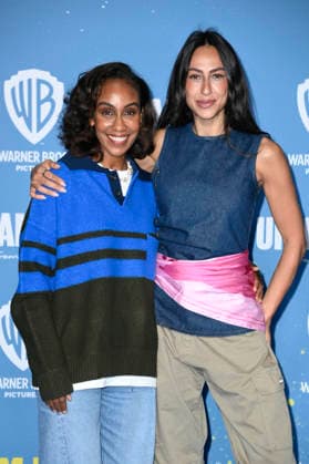 Hadnet Tesfai and Melissa Khalaj at the premiere of the movie *Emil and the Detectives* at the KulturBrauerei Berlin movie theater, September 20, 2026 Foto:xN.xKubelkax xFuturexImagex emil_6902