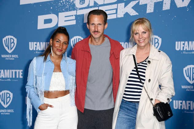 Amy Mußul, Johannes Hendrik Langer, and Melanie Marschke at the premiere of the movie *Emil and the Detectives* at the KulturBrauerei Berlin, September 20, 2026 Foto:xN.xKubelkax xFuturexImagex emil_6911
