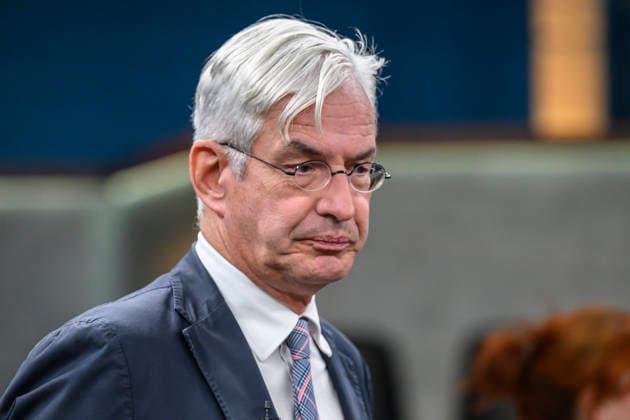 Pictured, from left: Mathias Middelberg, member of the CDU Executive Committee, GER, Berlin, studio, guest on Caren Miosga’s political talk show, TV, program, Das Erste, from Studio 20 in Berlin-Adlershof, topic: After the Elections in Berlin and Mecklenburg-Western Pomerania, September 20, 2026, Copyright: HMBxMedia UwexKoch