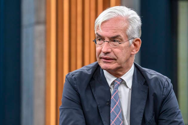 Pictured, from left: Mathias Middelberg, member of the CDU Executive Committee, GER, Berlin, studio, guest on Caren Miosga’s political talk show, TV, program, Das Erste, from Studio 20 in Berlin-Adlershof, topic: After the Elections in Berlin and Mecklenburg-Western Pomerania, September 20, 2026, Copyright: HMBxMedia UwexKoch