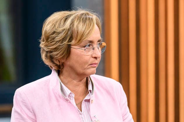 Pictured from left: Beatrix von Storch, deputy chair of the AfD parliamentary group, GER, Berlin, studio, guest on Caren Miosga’s political talk show, TV, program, Das Erste, from Studio 20 in Berlin-Adlershof, topic: After the Elections in Berlin and Mecklenburg-Western Pomerania, September 20, 2026, Copyright: HMBxMedia UwexKoch