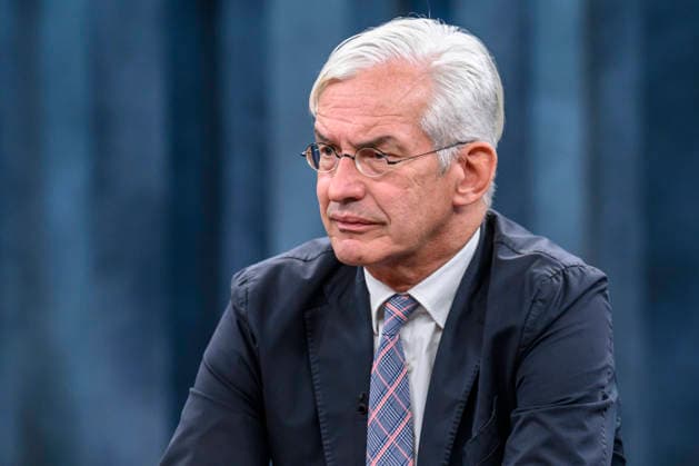Pictured, from left: Mathias Middelberg, member of the CDU Executive Committee, GER, Berlin, studio, guest on Caren Miosga’s Polittalk, TV, program, Das Erste, from Studio 20 in Berlin-Adlershof, topic: After the Elections in Berlin and Mecklenburg-Western Pomerania, September 20, 2026, Copyright: HMBxMedia UwexKoch