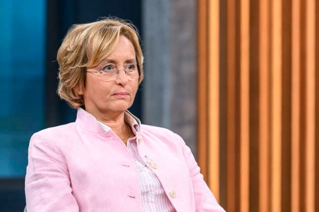 Pictured, from left: Beatrix von Storch, deputy chair of the AfD parliamentary group, GER, Berlin, studio, guest on Caren Miosga’s political talk show, TV, program, Das Erste, from Studio 20 in Berlin-Adlershof, topic: After the Elections in Berlin and Mecklenburg-Western Pomerania, September 20, 2026, Copyright: HMBxMedia UwexKoch