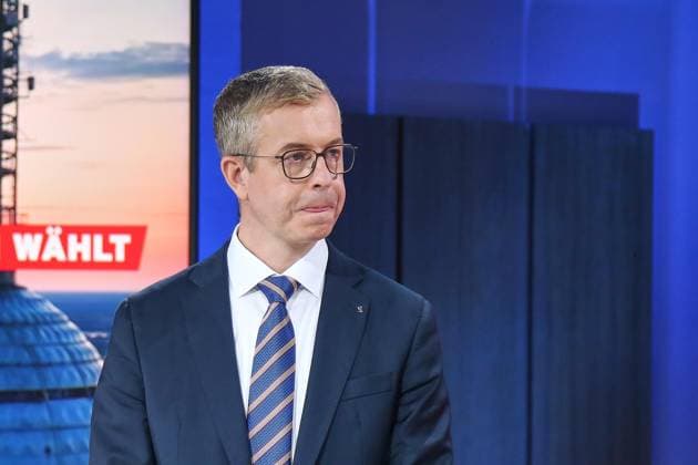 Berlin, Germany, September 20, 2026 Berlin House of Representatives Election 2026 Stefan Evers, CDU, at the ARD Election Studio Copyright: xdtsxNachrichtenagenturx dts_135597
