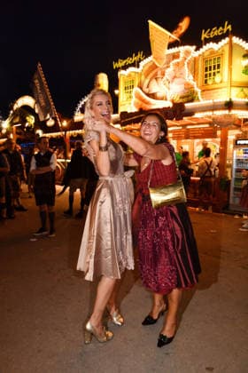 Verena Kerth and Claudia Obert at the Almauftrieb event during Oktoberfest on September 20, 2026, in Munich Verena Kerth and Claudia Obert during the 2026 Oktoberfest in front of the Almauftrieb at Theresienwiese on September 20, 2026 in Munich, Germany Oktoberfest Almauftrieb in Munich