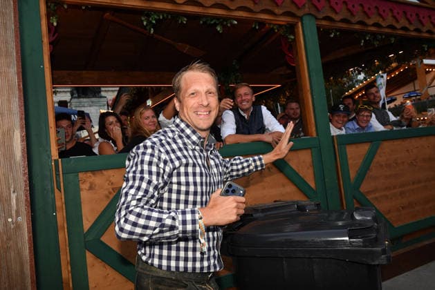 Oliver Pocher during the 2026 Oktoberfest in front of the Almauftrieb at Theresienwiese on September 20, 2026, in Munich, Germany; Oktoberfest: the Almauftrieb at Theresienwiese in Munich, Germany
