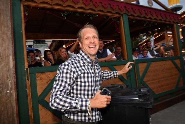 Oliver Pocher during the 2026 Oktoberfest in front of the Almauftrieb at Theresienwiese on September 20, 2026, in Munich, Germany; Oktoberfest: the Almauftrieb at Theresienwiese in Munich, Germany