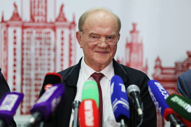 RUSSIA, MOSCOW - SEPTEMBER 20, 2026: Russian Communist Party (KPRF) leader Gennady Zyuganov is seen at the party’s main election campaign office during a meeting to discuss preliminary results of the 2026 Russian State Duma election. During the 2026 Single Voting Day, which lasted from 18 to 20 September, Russian citizens went to the polls to elect members of the Russian State Duma of the 9th convocation, as well as to vote in regional parliamentary and local government elections. Mikhail Metzel TASS  98042283