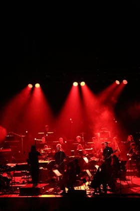 Sigur Rós and The Young ClassX Orchestra at a concert at the Uber Eats Music Hall in Berlin, September 20, 2026 Sigur Rós Concert Berlin