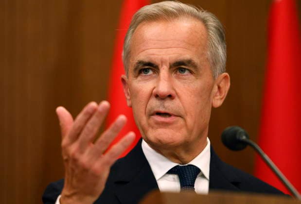 September 20, 2026, Ottawa, On, CANADA: Prime Minister Mark Carney speaks at a joint news conference with Prime Minister of Norway Jonas Gahr Store on Parliament Hill in Ottawa on Sunday, Sept. 20, 2026. Ottawa CANADA  - ZUMAc35_ 20260920_zaf_c35_229 Copyright: xPatrickxDoylex
