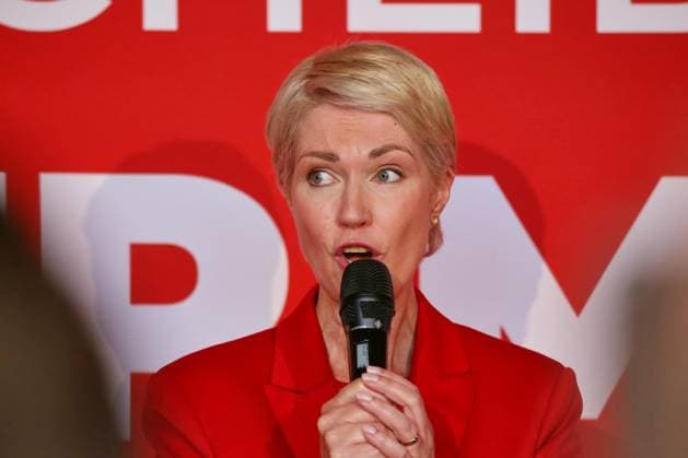 Schwerin, Mecklenburg-Western Pomerania, Germany, September 20, 2026 Orangery at Schwerin Castle SPD election party for the 2026 state election in Mecklenburg-Western Pomerania Manuela Schwesig at the SPD election party Copyright: xdtsxNachrichtenagenturx dts_135423