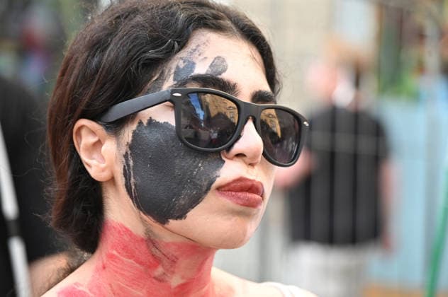 September 19, 2026, Florence, Italia, Italy: Demonstration organized by Iranians in Italy against the Iranian regime and in memory of Mahsa Amini, Florence, September 19, 2026 Florence Italy  - ZUMAa289 20260919_zia_a289_162 Copyright: xAleandroxBiagiantix xAgfx