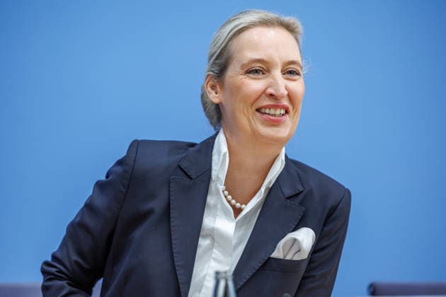 Impact of the State Elections in Berlin Alice Weidel, Federal Spokesperson for the AfD and Co-Chair of the AfD parliamentary group in the German Bundestag Tino Chrupalla, Federal