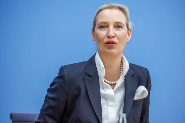 Impact of the State Elections in Berlin Alice Weidel, Federal Spokesperson for the AfD and Co-Chair of the AfD parliamentary group in the German Bundestag Tino Chrupalla, Federal