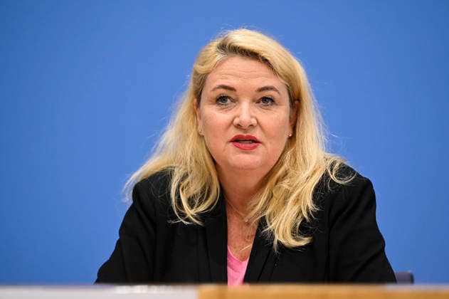 ABB BPK Kristin Brinker, AfD’s top candidate in Berlin Topic: AfD—The Impact of the State Elections in Berlin and Mecklenburg-Western Pomerania on Federal Politics Statement at the BPK Federal Press Conference on September 21, 2026, in Berlin, Berlin, Germany