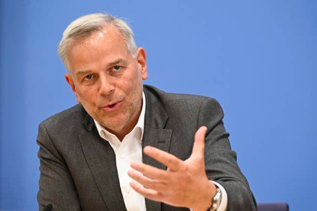 ABB BPK Leif Erik Holm, AfD Mecklenburg-Western Pomerania Lead Candidate Topic: AfD—Impact of the State Elections in Berlin and Mecklenburg-Western Pomerania on Federal Politics Statement at the BPK Federal Press Conference on September 21, 2026, in Berlin, Berlin, Germany